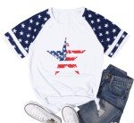 BANGELY Women’s American Flag 4th of July Tee