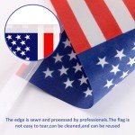 USA Flag Banner - 100 Mini Flags for Events