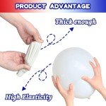 100 Pack Red, White & Blue Balloons for Celebrations