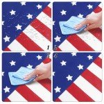 2 Pack Disposable Patriotic Tablecloths for Parties