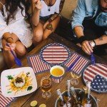 168-Piece 4th of July Party Tableware Set