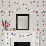 Red, White, and Blue Star Garland Banner