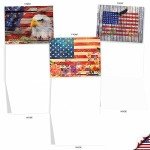 20 American Flag Blank Cards for All Occasions