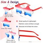 Star-Shaped Patriotic Sunglasses for All Ages