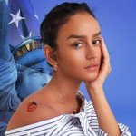 American Flag Hoop Earrings - 14K Gold Plated