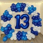Royal Blue 12" Latex Balloons - 100 Pack