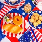 170 PCS American Flag Party Supplies Set