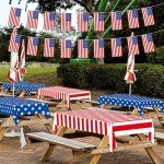 170 PCS American Flag Party Supplies Set