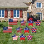 Patriotic Lawn Decorations for 4th of July