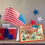 Vintage Patriotic Greeting Cards - 33 Pack Set