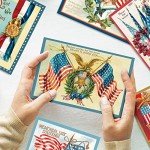 Vintage Patriotic Greeting Cards - 33 Pack Set
