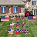 Patriotic Lawn Decorations for 4th of July