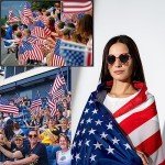 Heart Shaped American Flag Sunglasses for All