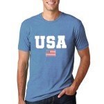 Men's Patriotic 4th of July American Flag Shirt