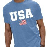Men's Patriotic 4th of July American Flag Shirt