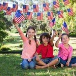 38-Piece Mini American Flag Pennant Banner