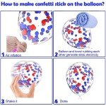 Red, White, and Blue 60 Pcs Balloon Set