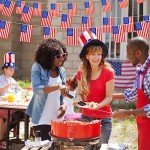 38-Piece Mini American Flag Pennant Banner