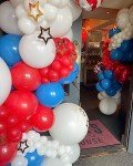 Red, White, and Blue 60 Pcs Balloon Set