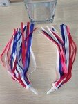Patriotic Red White Blue Bike Tassels