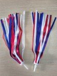Patriotic Red White Blue Bike Tassels