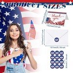 600 Patriotic Thank You Cards with Envelopes