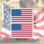 20 Sheet American Flag Temporary Tattoos for All