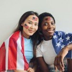 20 Sheet American Flag Temporary Tattoos for All