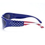 Patriotic American Flag Wrap Around Sunglasses