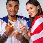 Red, White, and Blue Patriotic Friendship Bracelets - 4 Pack