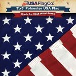 Embroidered Star US Flag - 3x5 Polyester