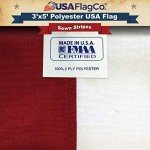 Embroidered Star US Flag - 3x5 Polyester