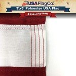 Embroidered Star US Flag - 3x5 Polyester