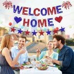 Welcome Home Banner for Patriotic Celebrations