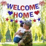 Welcome Home Banner for Patriotic Celebrations