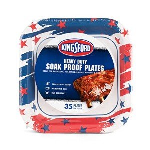 American Flag Disposable Plates – 35 Count