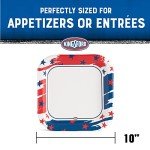 American Flag Disposable Plates – 35 Count