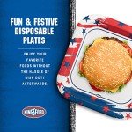 American Flag Disposable Plates – 35 Count