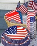150Pcs 4th of July Party Supplies Set