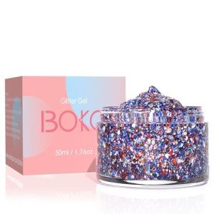 Red, White, and Blue Body Glitter Gel 50ML