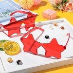 Star-Shaped Rimless Sunglasses for Women (2 Pack)