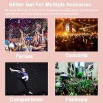 Red, White, and Blue Body Glitter Gel 50ML