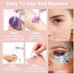 Red, White, and Blue Body Glitter Gel 50ML