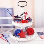 3Pcs Red White Blue Mini Coffee Mugs