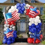4th of July Balloon Garland Kit - 137 Pieces