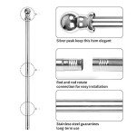 6ft Stainless Steel American Flag Pole Kit