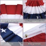 USA Pleated Fan Flag for Patriotic Celebrations