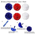 USA Party Decorations: Red, White & Blue Set