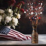 Independence Day Floral Arrangement - Patriotic Decor