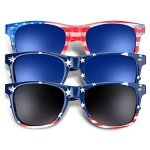 American Flag Sunglasses - 3 Pack Patriotic Set